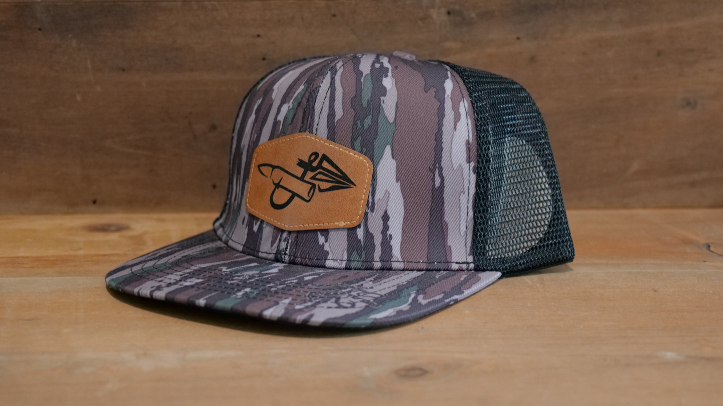 Realtree Original/Black Hex Leather Patch