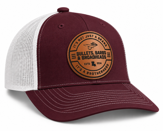 112 Maroon & White - Round OG
