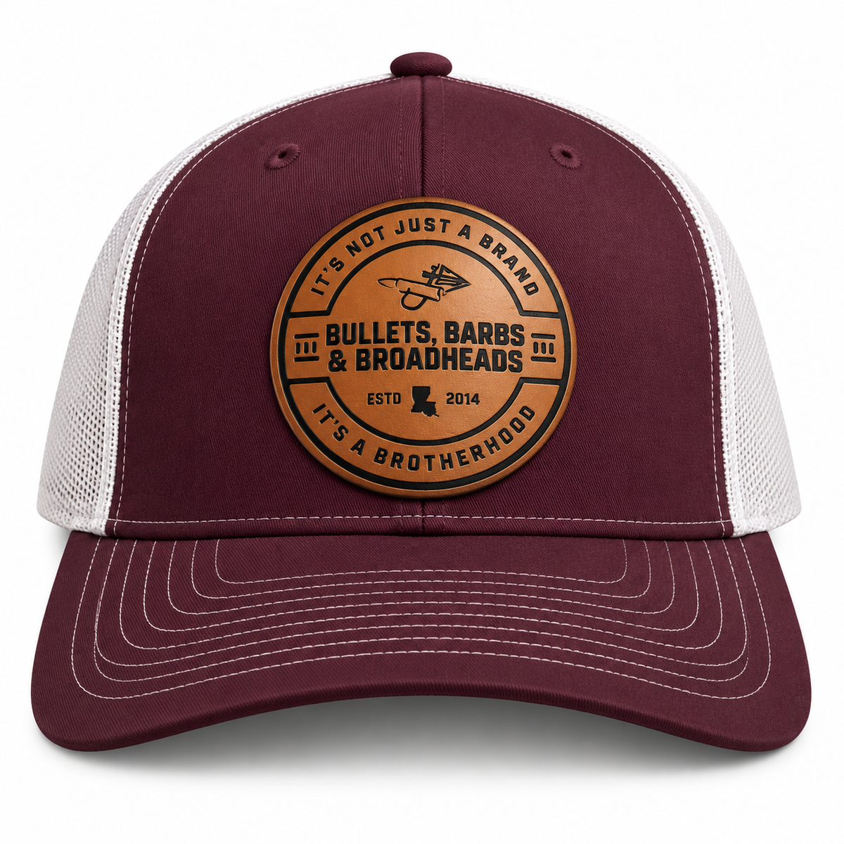 112 Maroon & White - Round OG