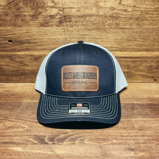 Navy & White Hat - Text Patch