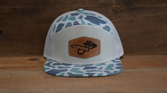 Green Marsh 7-Panel Brown Hex Patch