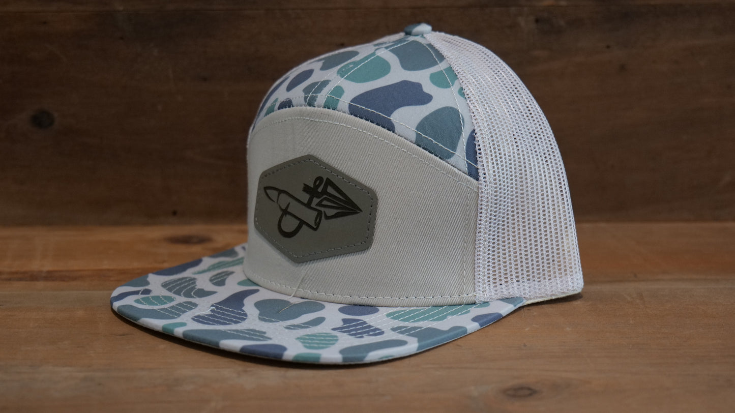 Green Marsh 7-Panel Silver Patch
