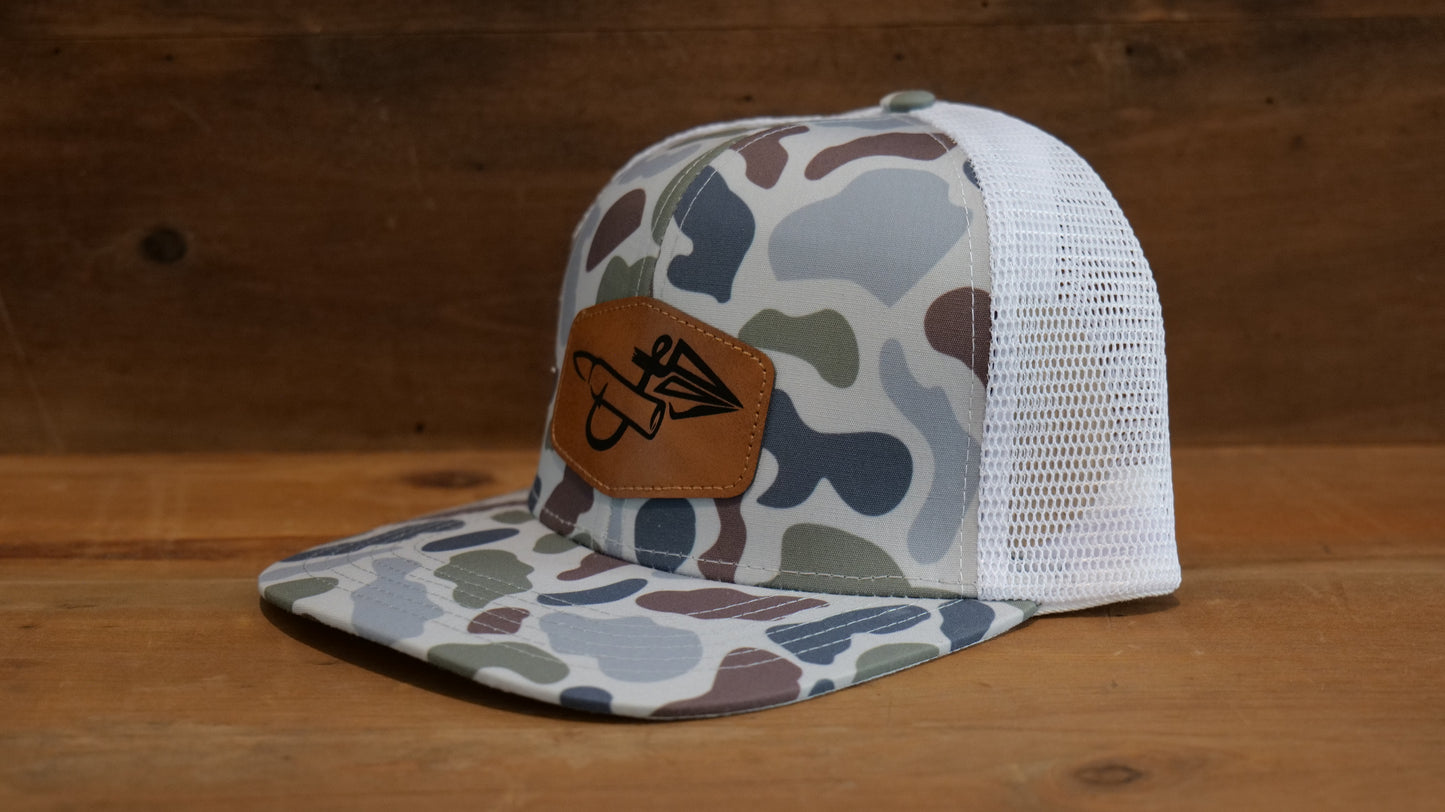 Tri-Color Marsh Camo/White