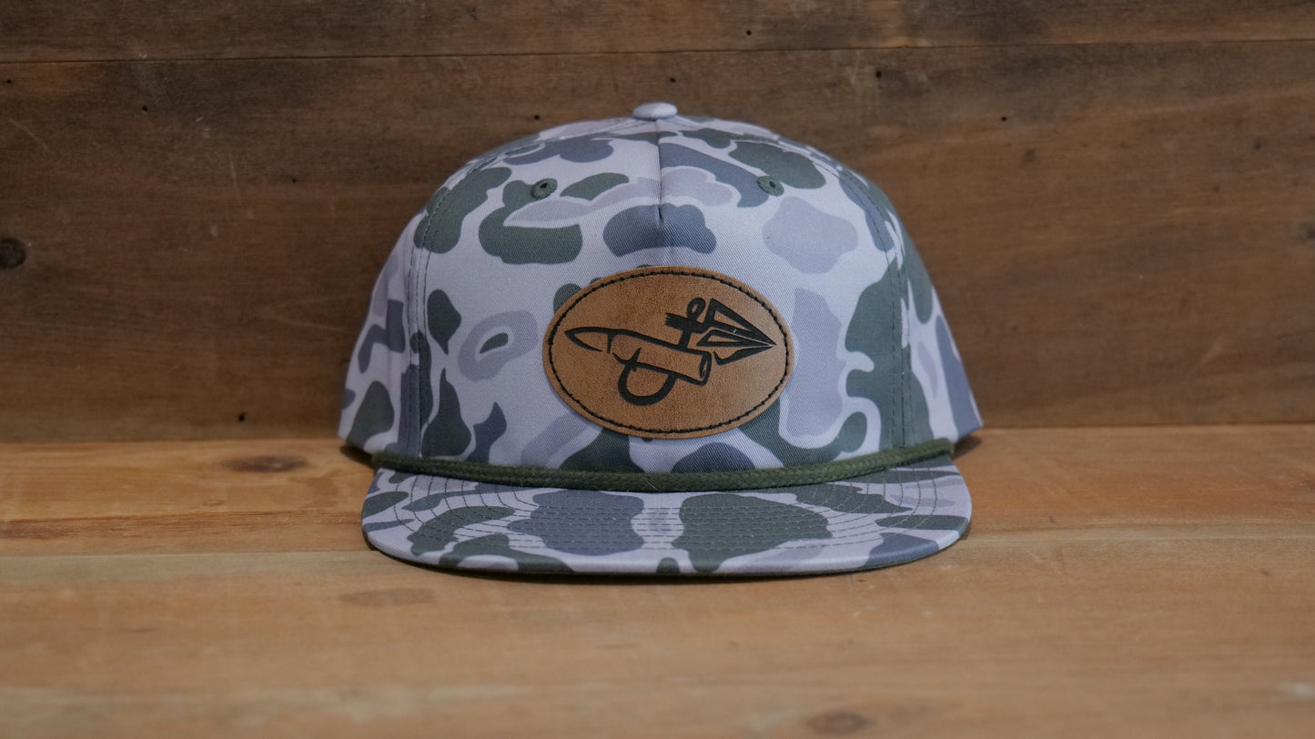 Richardson Green Marsh Rope Hat Oval Patch