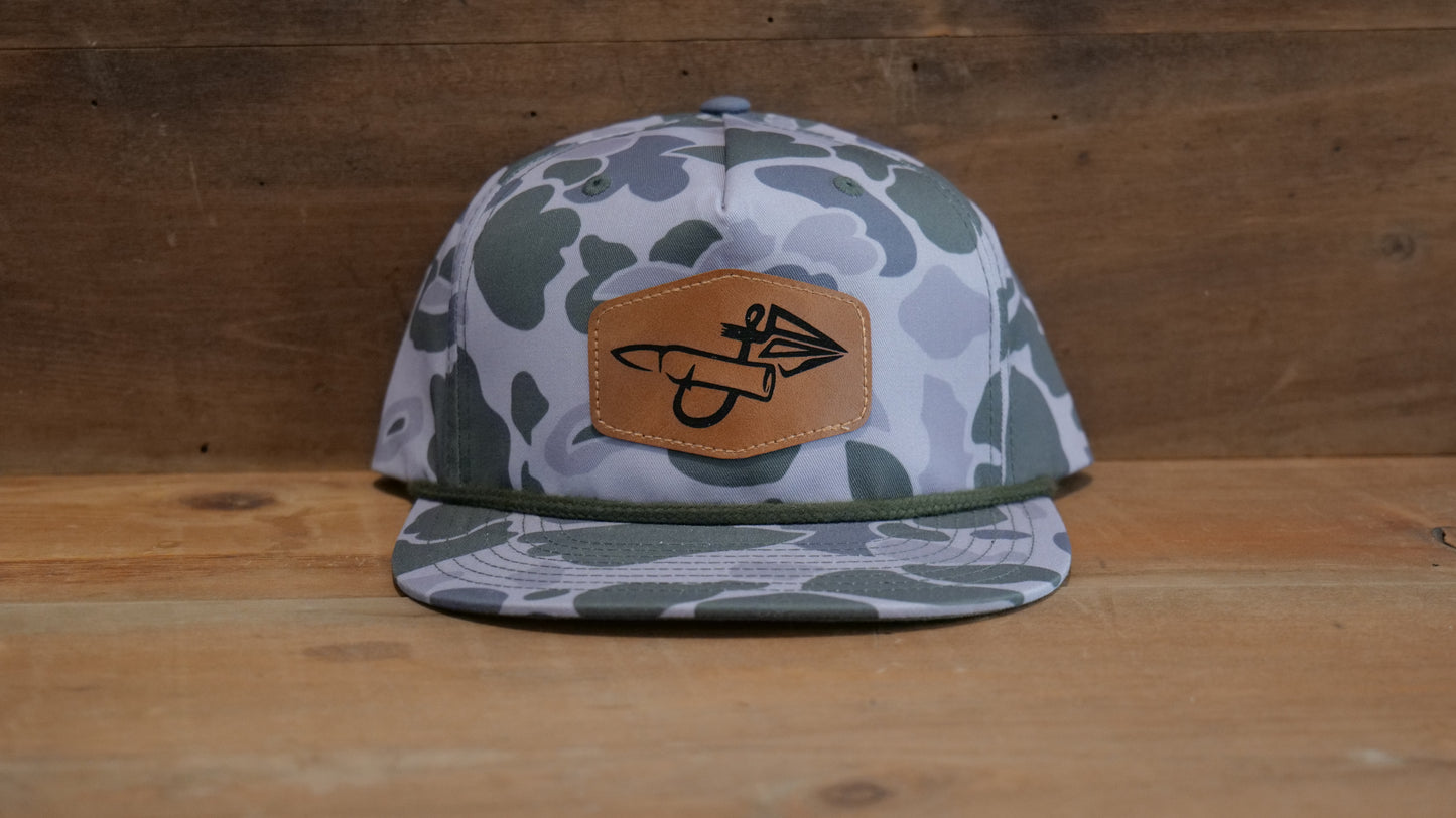 Richardson Green Marsh Rope Hat Hexagon Patch