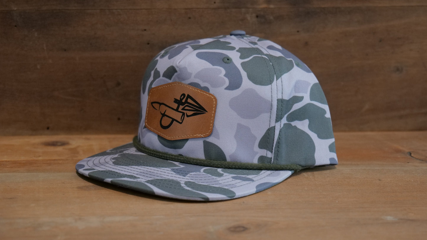 Richardson Green Marsh Rope Hat Hexagon Patch