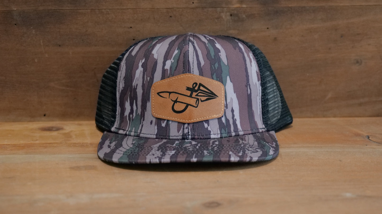 Realtree Original/Black Hex Leather Patch