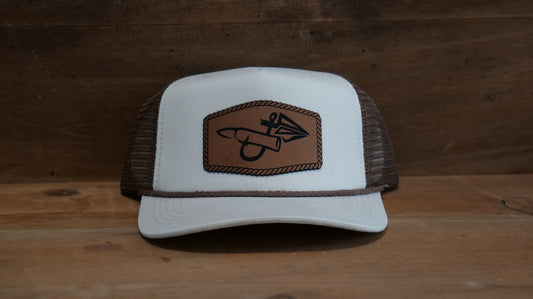 Sand/Coffee Trucker Rope Hat
