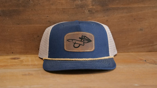 Navy Trucker Gold Rope