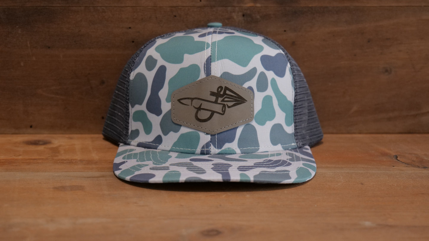 Green Marsh/Grey Silver Leather Patch