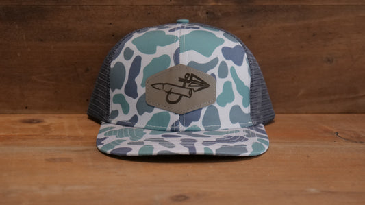 Green Marsh/Grey Silver Leather Patch